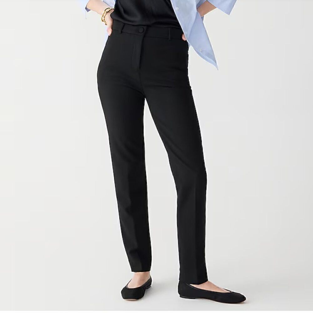 J. Crew High-rise Cameron pant in four-season stretch NWT Black